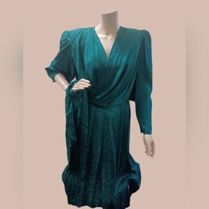 Elegant Teal Evening Dress